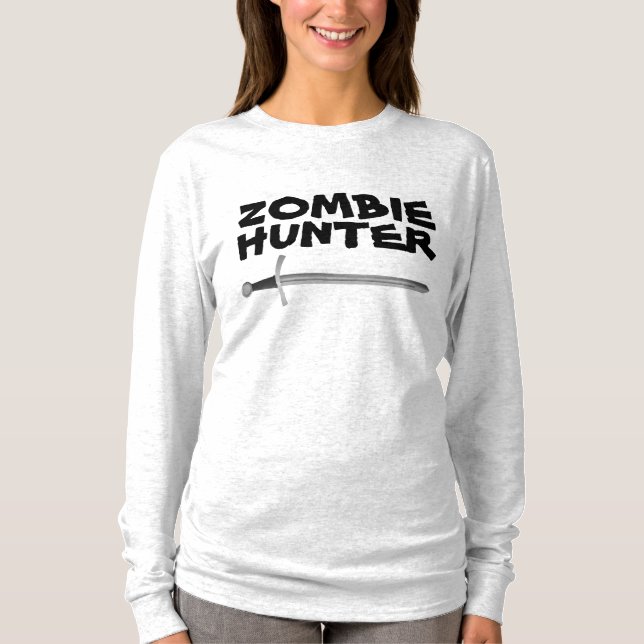 Camisetas Caçador de Zumbis (Frente)