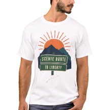 Camisetas Caminho Cênico para a Liberdade