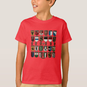 Camisetas Cantões Suíços Gráficos
