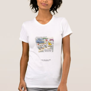 Camisetas Cartoon do Times de Londres