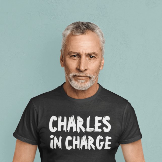 CAMISETAS CHARLES NO COMANDO, CHEFE (Criador carregado)