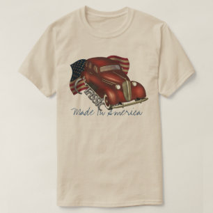 Camisetas clássicas americanas do carro