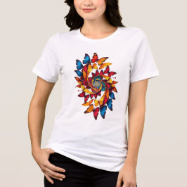 Camisetas Coloridas de Borboletas para Ela