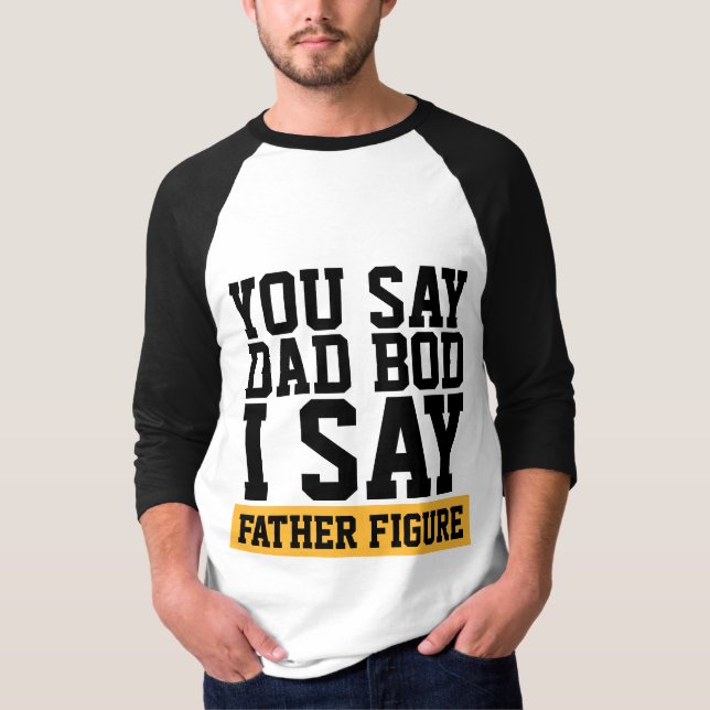 CAMISETAS COM CORPO DE PAI FIGURA PATERNA (Frente)