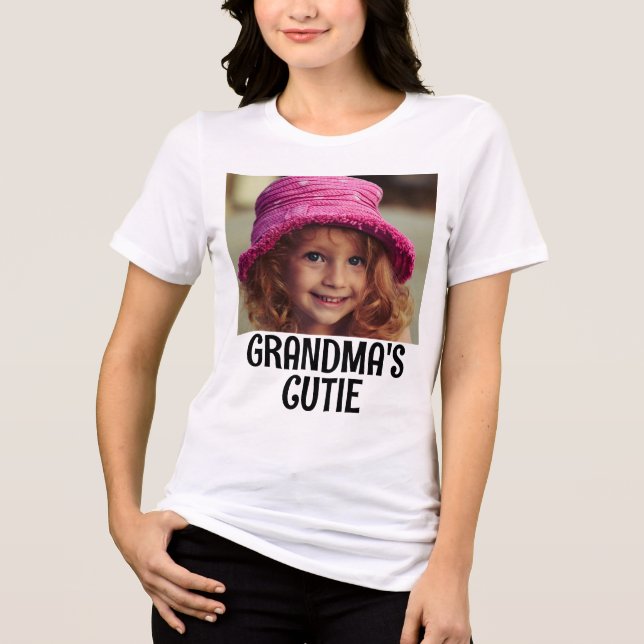 CAMISETAS COM FOTO PERSONALIZADA DA AVÓ (Frente)