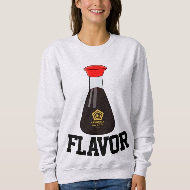 Camisetas com sabor de MOLHO DE SOJA (Frente)
