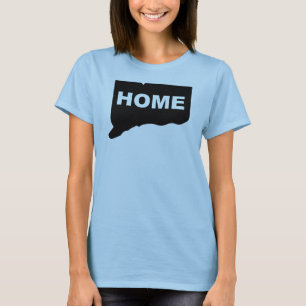 Camisetas Connecticut Lar Longe do Estado