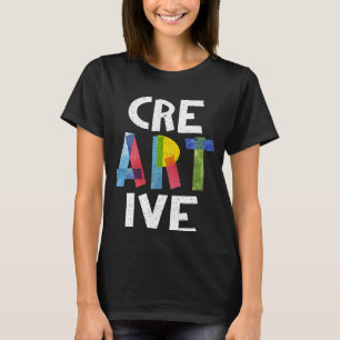 camisetas criativas e mais artistas de todos os ti