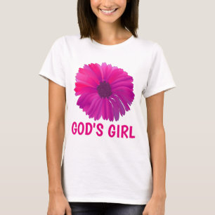 Camisetas Cristãs de DEUS para senhoras