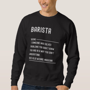 Camisetas da Definição de Barista Títulos de Traba