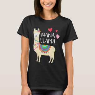 Camisetas da Nana Llama Fofas Amo Lhamas Alpacas