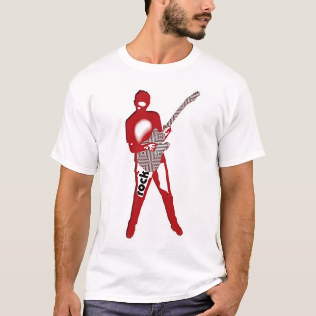 Camisetas da rocha (Frente)