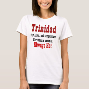 Camisetas das garotas quentes de Trinidad