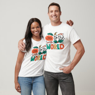 camisetas de alegria ao mundo Feliz Natal