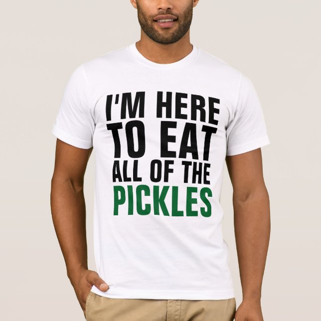 Camisetas de AMANTE DE PICKLES (Frente)
