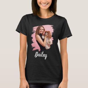 Camisetas de Animais Simples Tipografia Legal Nom