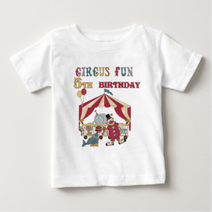 Camisetas de aniversário e presentes de 5 de Circo