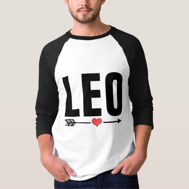 Camisetas de Aniversário LEO (Frente)