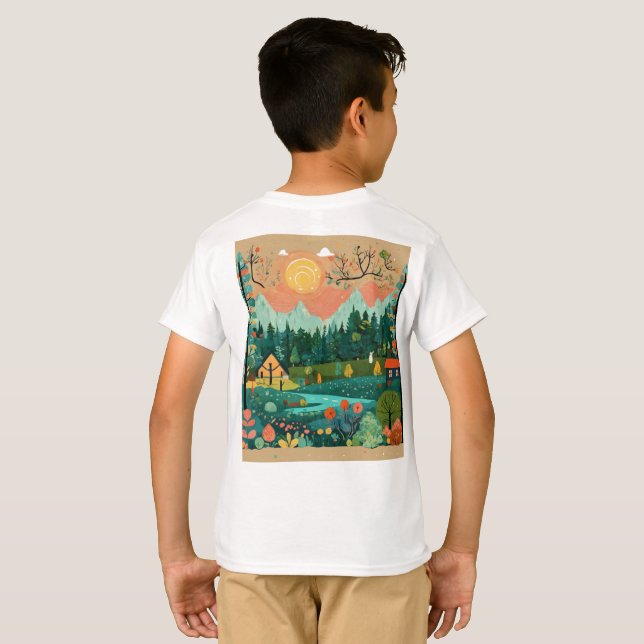 Camisetas de aniversário perfeitas para rapazes: p (Parte Traseira Completa)