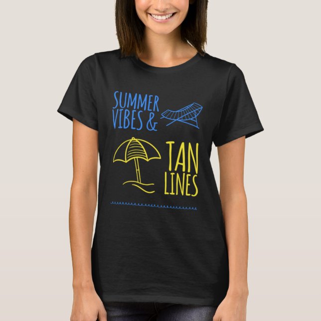 Camisetas de Areia de Guarda-chuvas de Praia (Frente)
