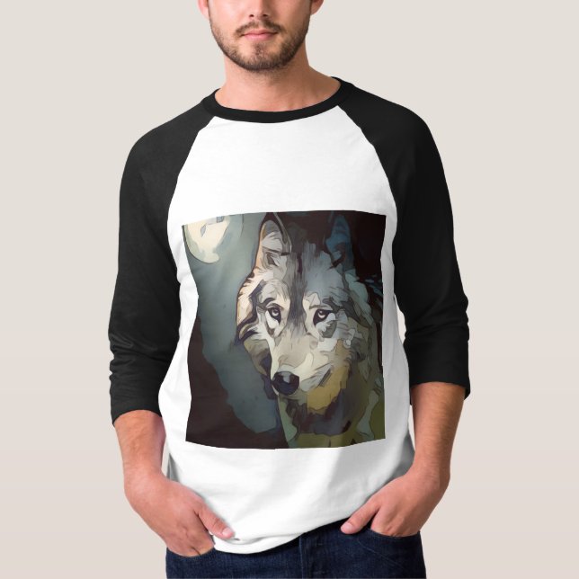 Camisetas de arte de LOBO (Frente)