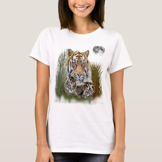 Camisetas de arte Tiger (Frente)