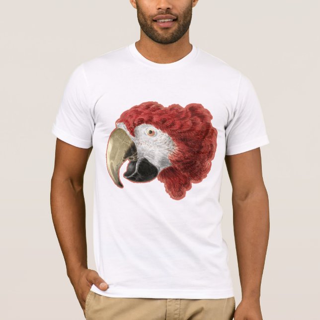 Camisetas de aves de raça branca (Frente)