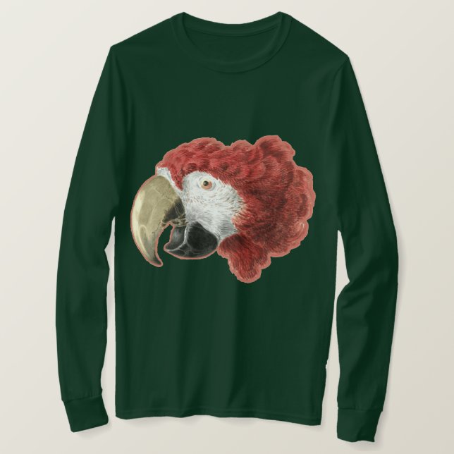 Camisetas de aves de raça branca (Frente do Design)