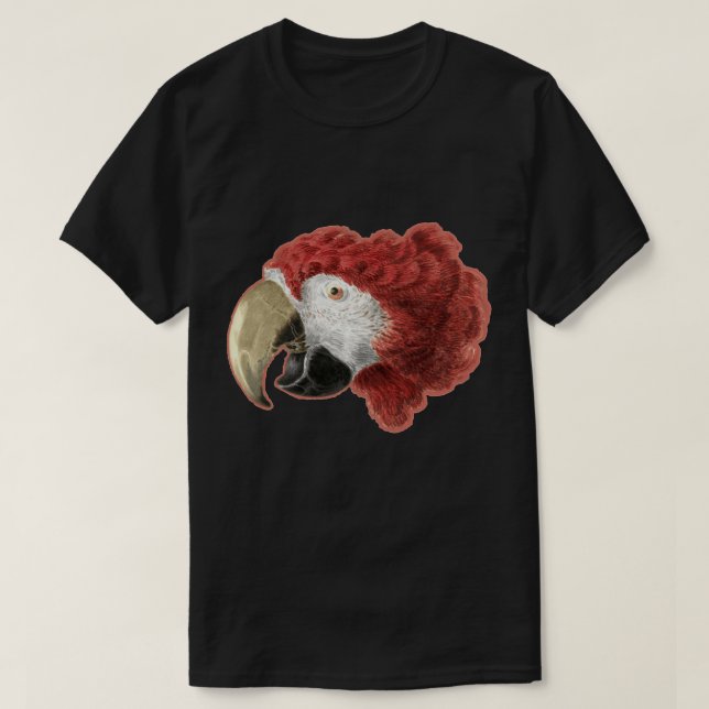 Camisetas de aves de raça branca (Frente do Design)