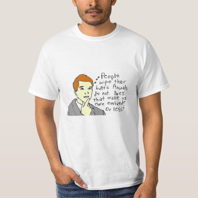 Camisetas de banda desenhada Hilariante para Mente (Frente)