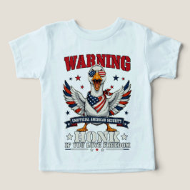 Camisetas de bebê Angry Goose 4 de Julho