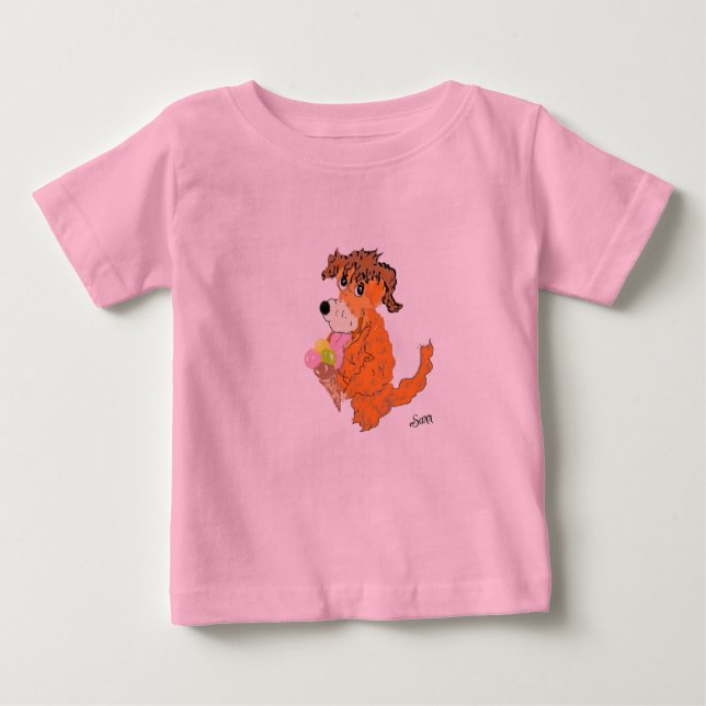 Camisetas de bebê: Céu Sorvete (Frente)