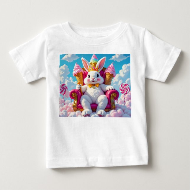 Camisetas de Bebê FluffyCloudConfections (Frente)