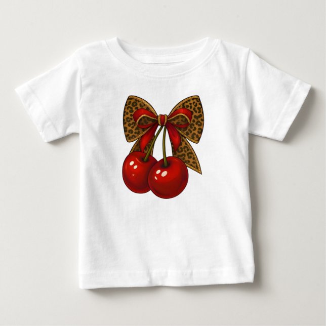 Camisetas de Bebê Menina Fofa  (Frente)
