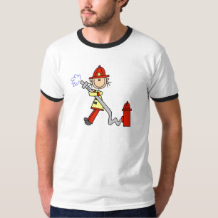 Camisetas de Bombeiro com Mangueira e Presentes