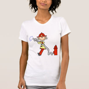 Camisetas de Bombeiro com Mangueira e Presentes