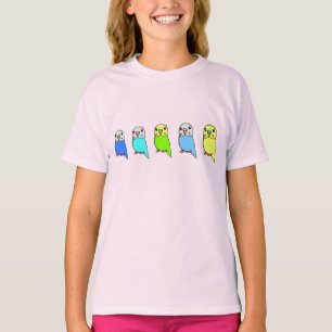 Camisetas de Budgies Fofos