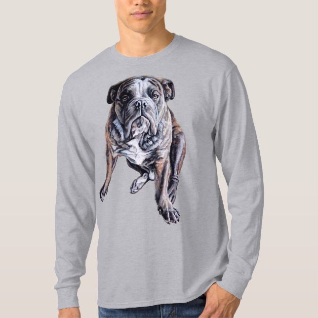 Camisetas de Bulldog Art Shirt s Bulldog (Frente)