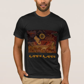 Camisetas de calor do deserto aborto aborígene aus