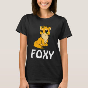 CAMISETAS DE CAMADAS-T DE GATO-GINGER FOXY