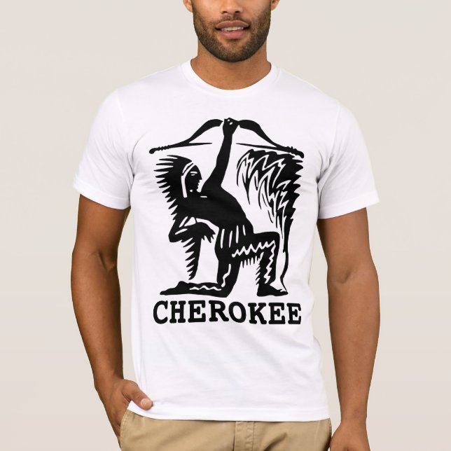 CAMISETAS DE CAMISAS T INDIANAS CHEROKEE (Frente)