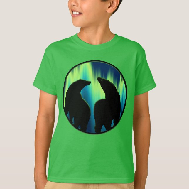 Camisetas de camisolas de ursos tribais (Frente)