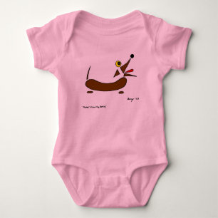Camisetas de cão abstratas do Wiener