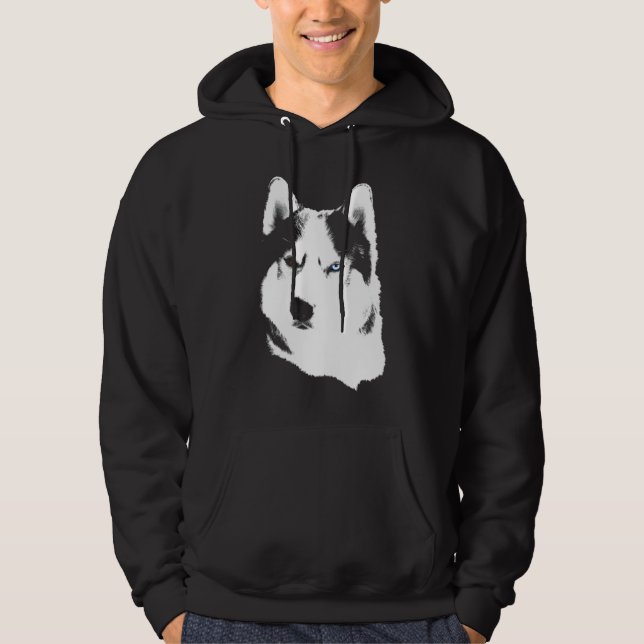 Camisetas de cão encapuçados da camisola da arte (Frente)
