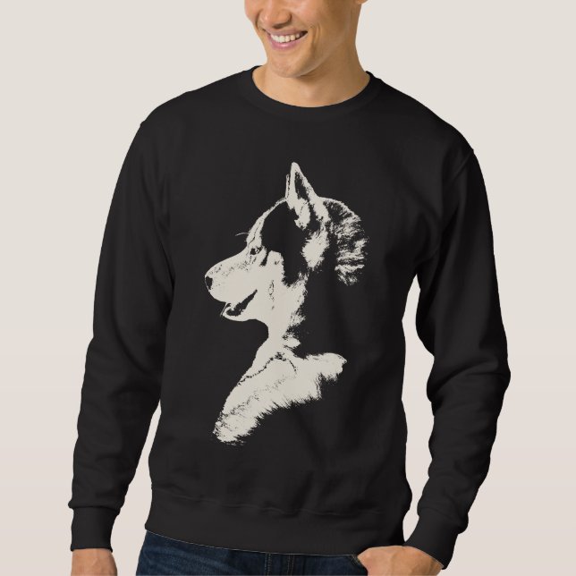 Camisetas de cão roncas da arte do lobo da (Frente)