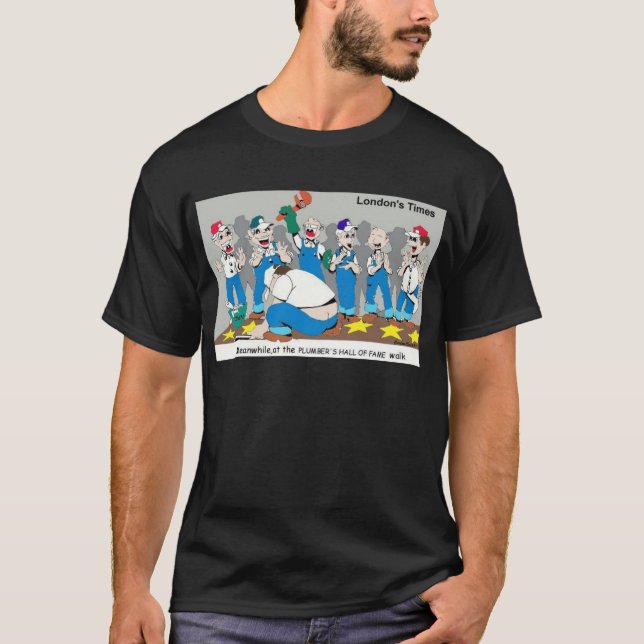Camisetas de Cartoon do Times de Londres (Frente)