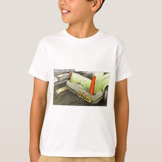 Camisetas de Cartoon do Times de Londres (Frente)