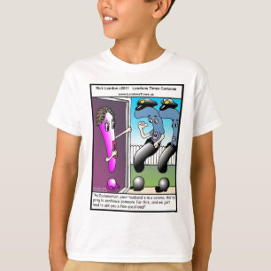 Camisetas de Cartoon do Times de Londres