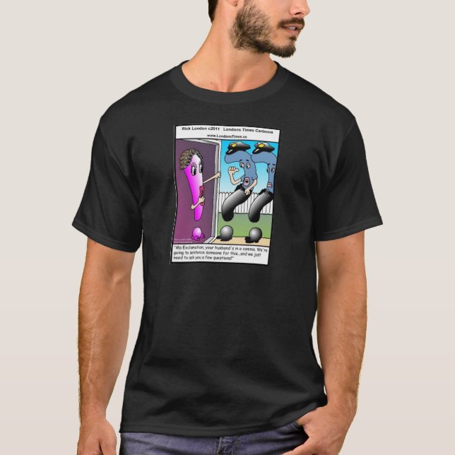 Camisetas de Cartoon do Times de Londres (Frente)