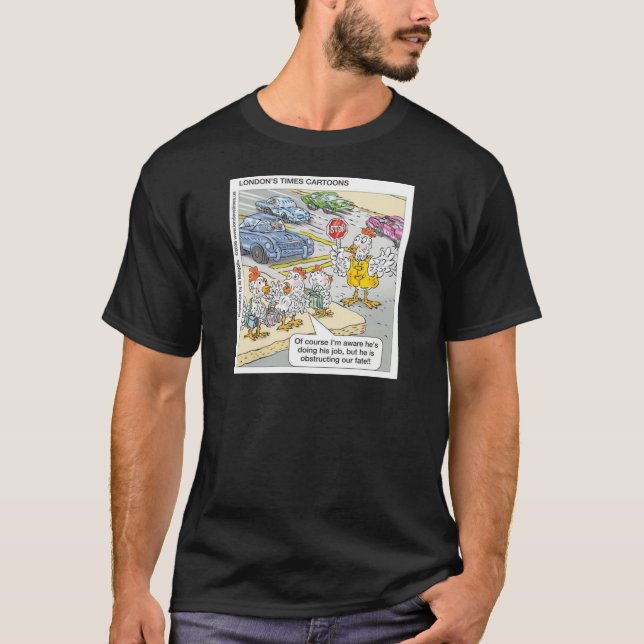 Camisetas de Cartoon do Times de Londres (Frente)